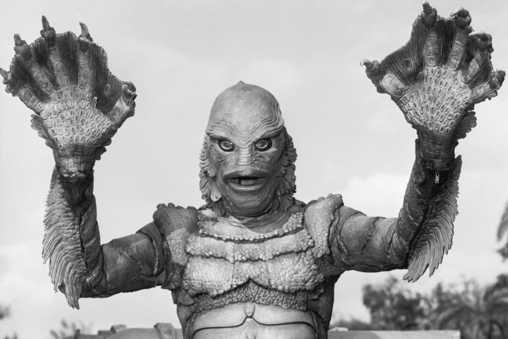Lagoon (1954)
Creature from the Black Lagoon classic monster movie scene