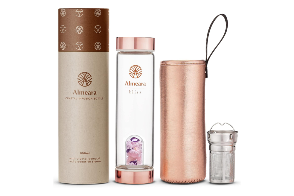 Crystal Infused Water Bottle on Amazon