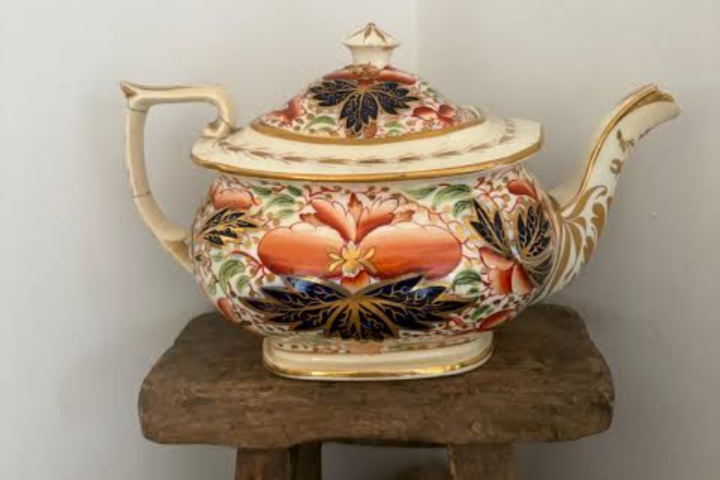 Georgian era ceramic teapot