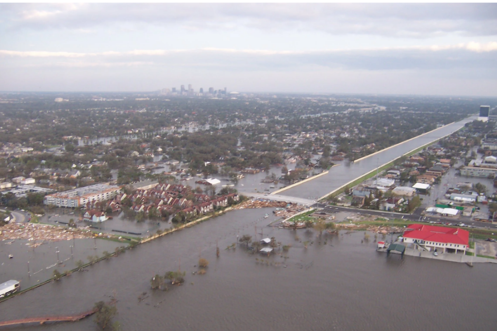 Hurricane Katrina New Orleans levee breach