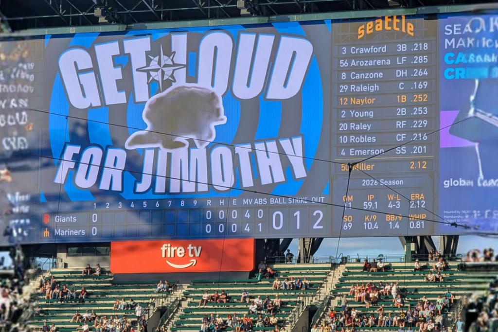 Jimothy at the major leagues
