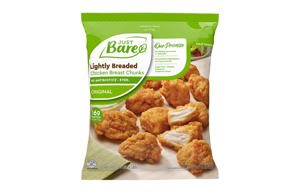 Just Bare Lightly Breaded Chicken Breast Chunks
