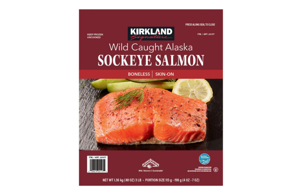 Kirkland Signature Wild Alaskan Sockeye Salmon