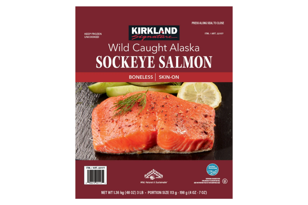 Kirkland Signature Wild Alaskan Sockeye Salmon