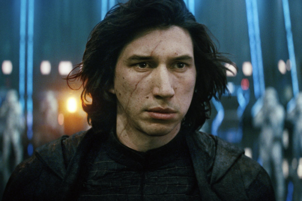 Kylo Ren in the Star Wars sequel trilogy