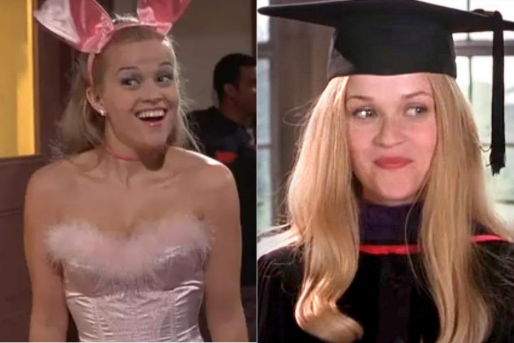 Legally Blonde character transformation with Elle Woods