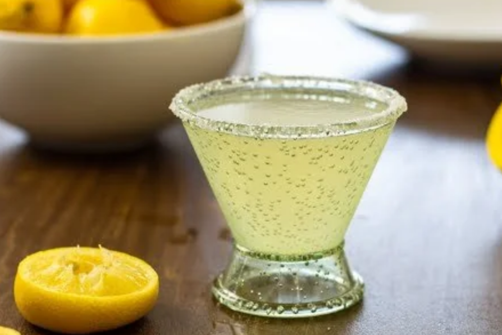Lemon Drop Martini Cocktail