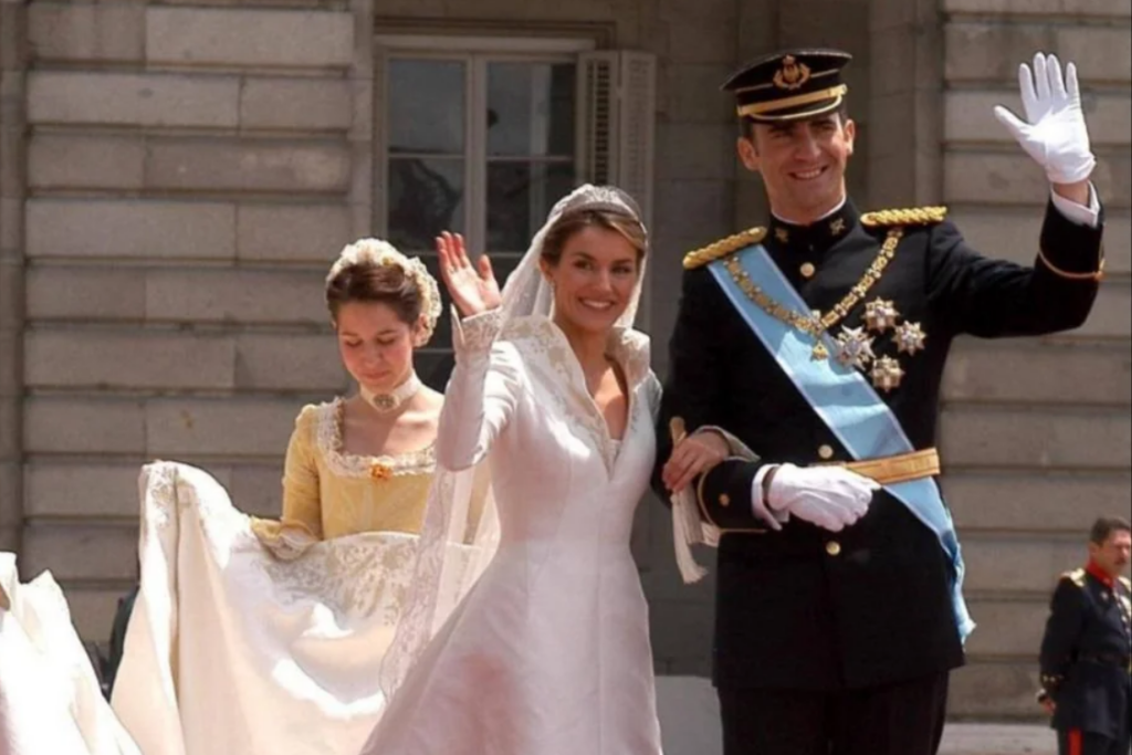 Letizia Ortiz Rocasolano and Prince Felipe wedding