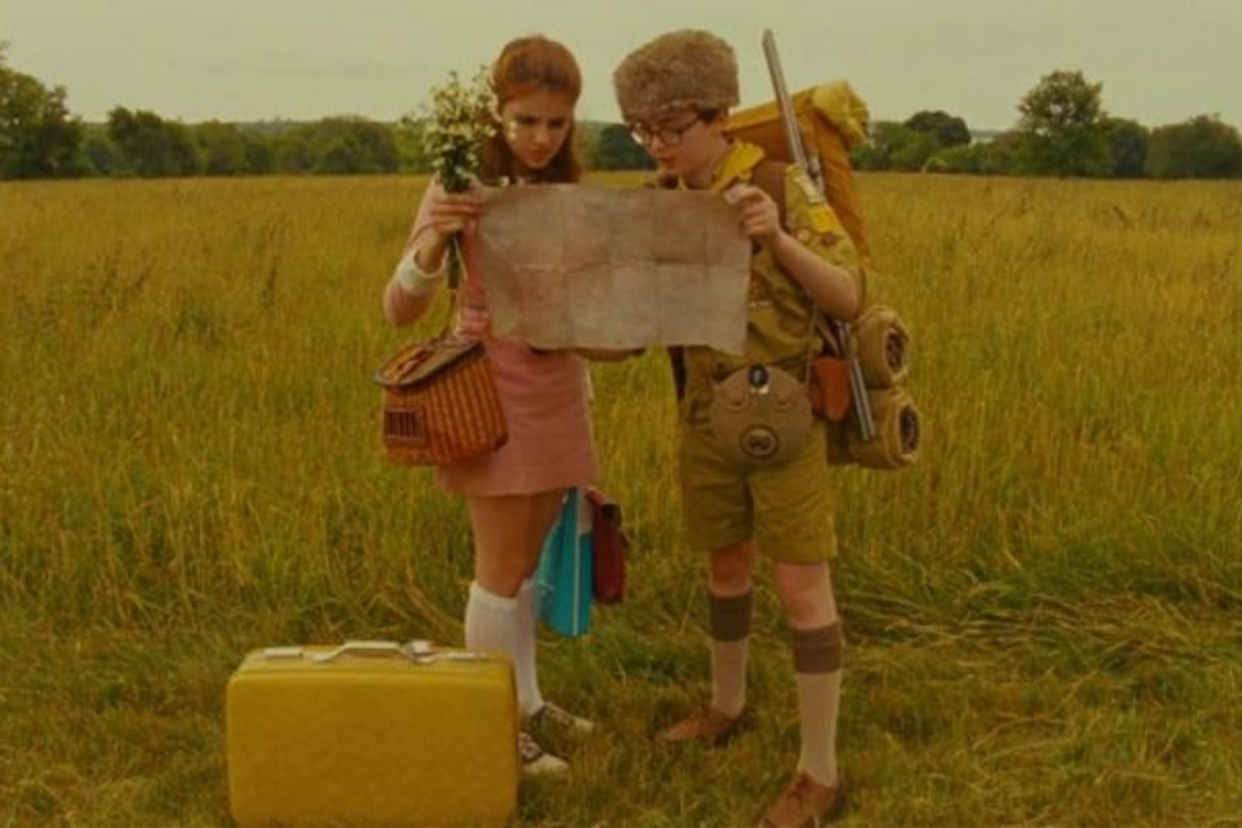 Still from the coming-of-age movie Moonrise Kingdom