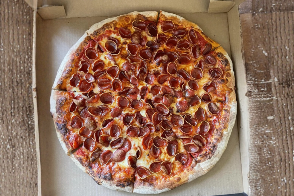 Spicy Pepperoni Pizza Los Angeles
