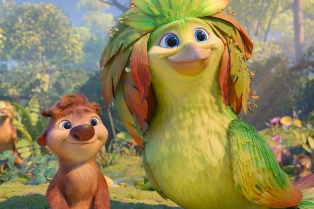 Swapped animated movie about two animals learning empathy