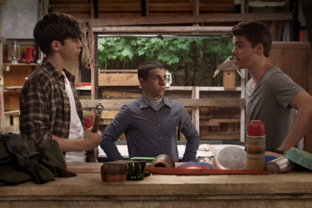 Still from The Kings of Summer coming-of-age movie