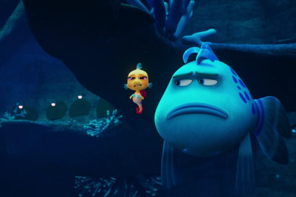 The Pout-Pout Fish movie with colorful underwater fish for kids