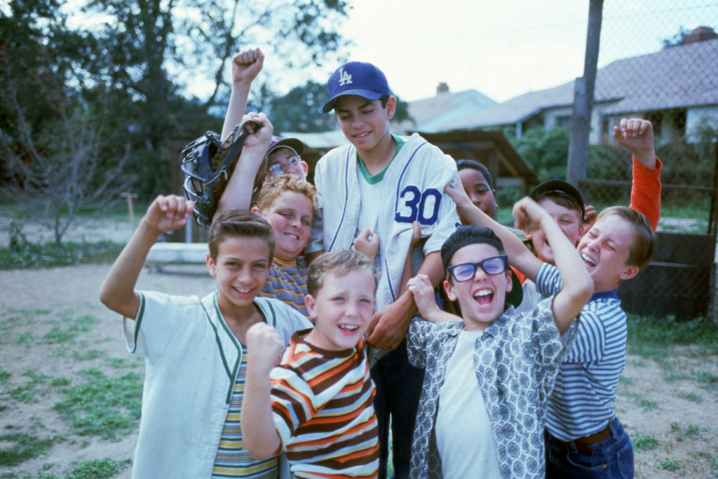 Still from the coming-of-age baseball movie The Sandlot
