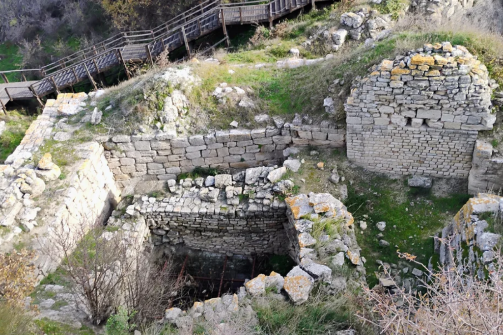 The ruins of the city of Troy