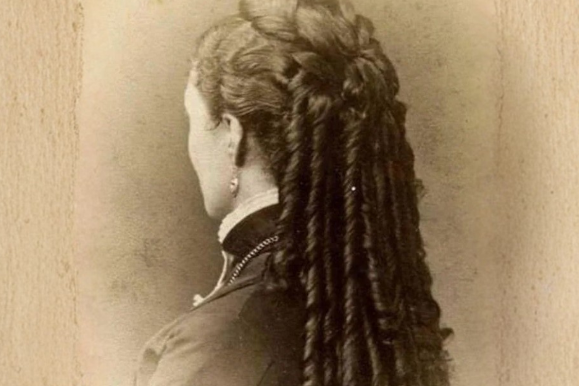 Victorian hairpiece and braid