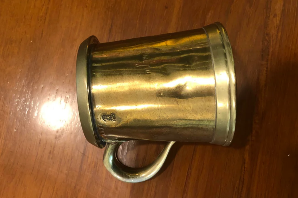 Vintage half-pint cup