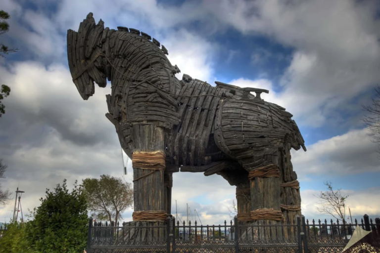 Wooden Trojan Horse in Turkey