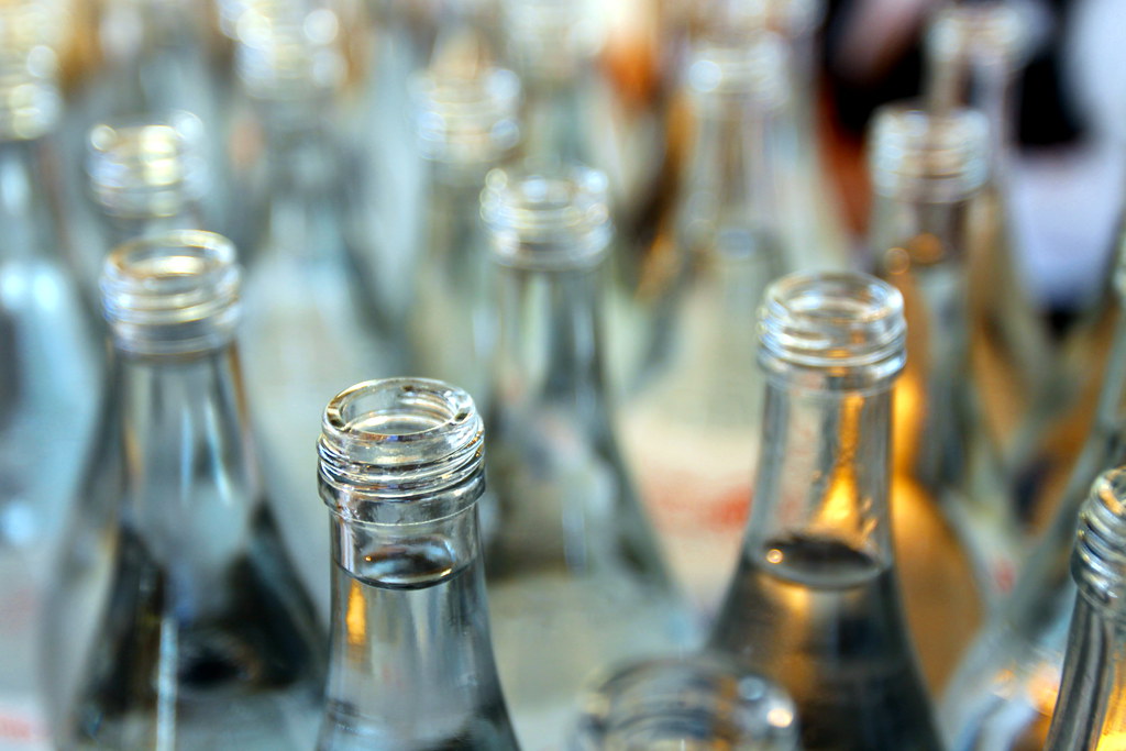 Glass Mineral Water Bottles