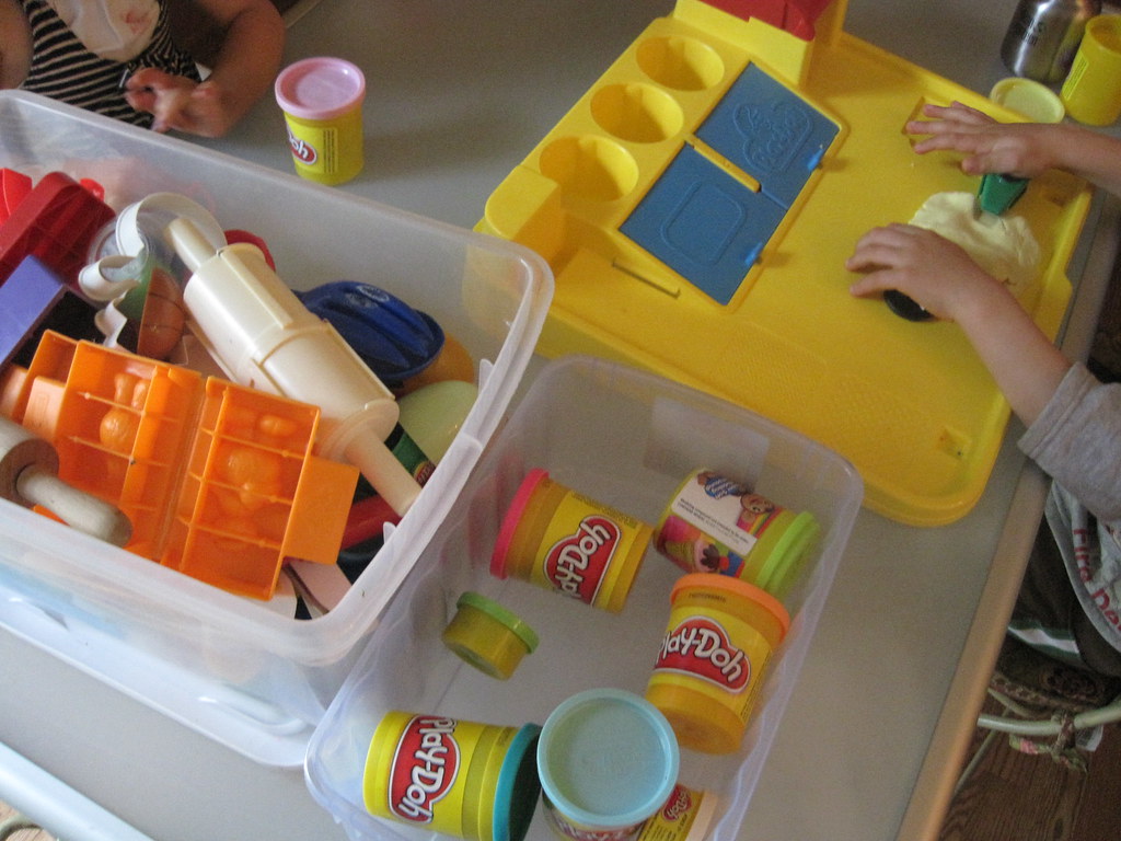 Child enjoying Play-Doh Time
