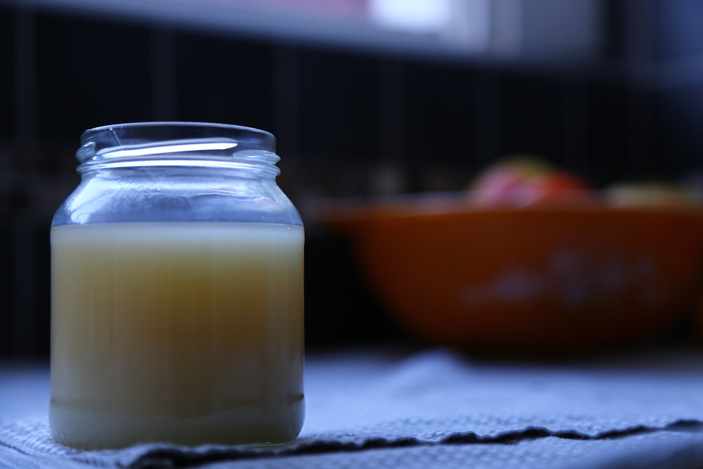 Homemade beef tallow rendered
