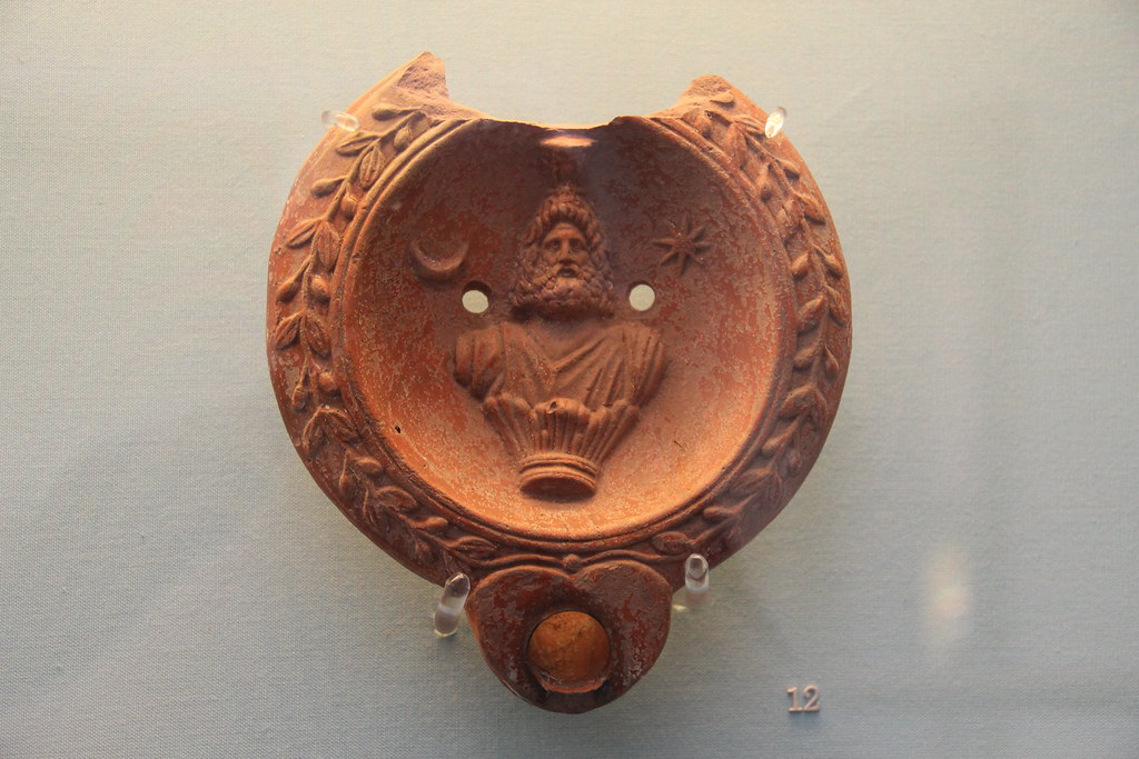 Ancient Roman Terracotta Oil Lamp