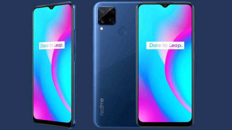 Realme c15 smartphone