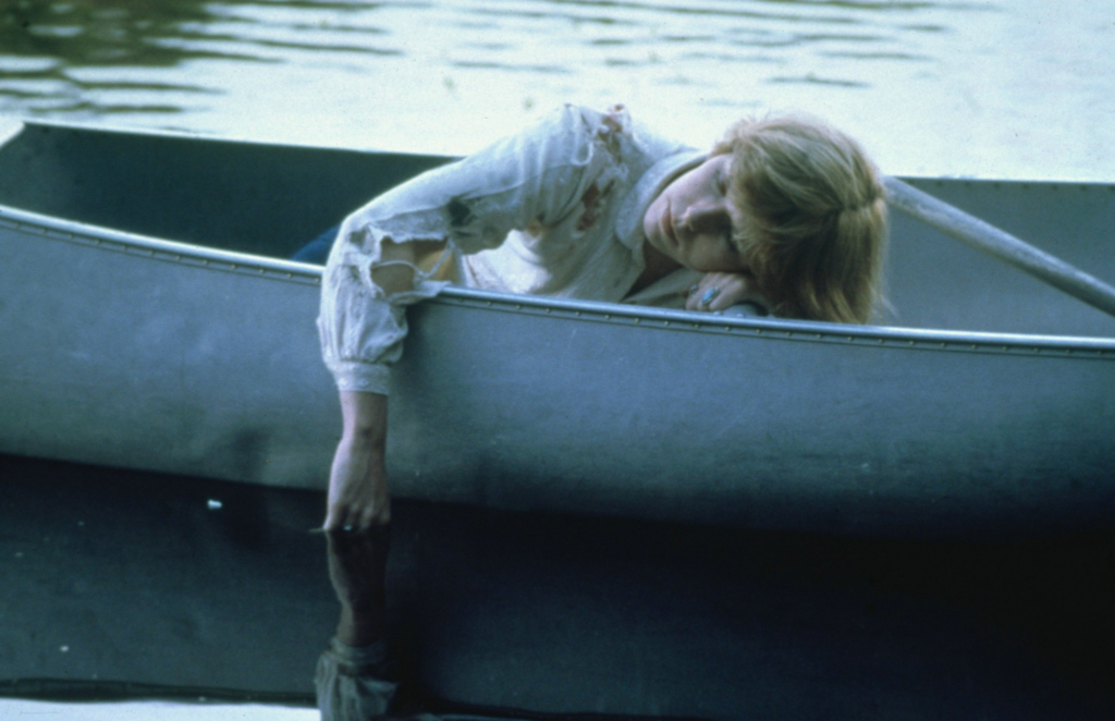 Friday the 13th 1980 summer camp horror movie scene