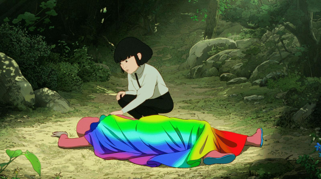 Arco animated movie with a child on a colorful time travel adventure