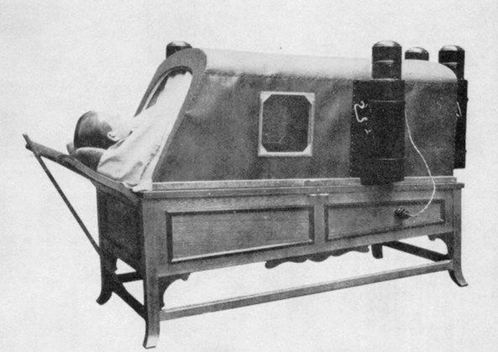 Victorian style electrotherapy electric bath