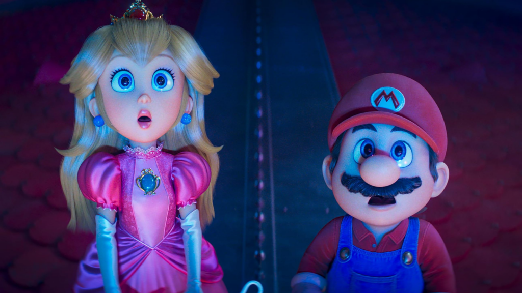 The Super Mario Galaxy Movie with space adventure for family movie night