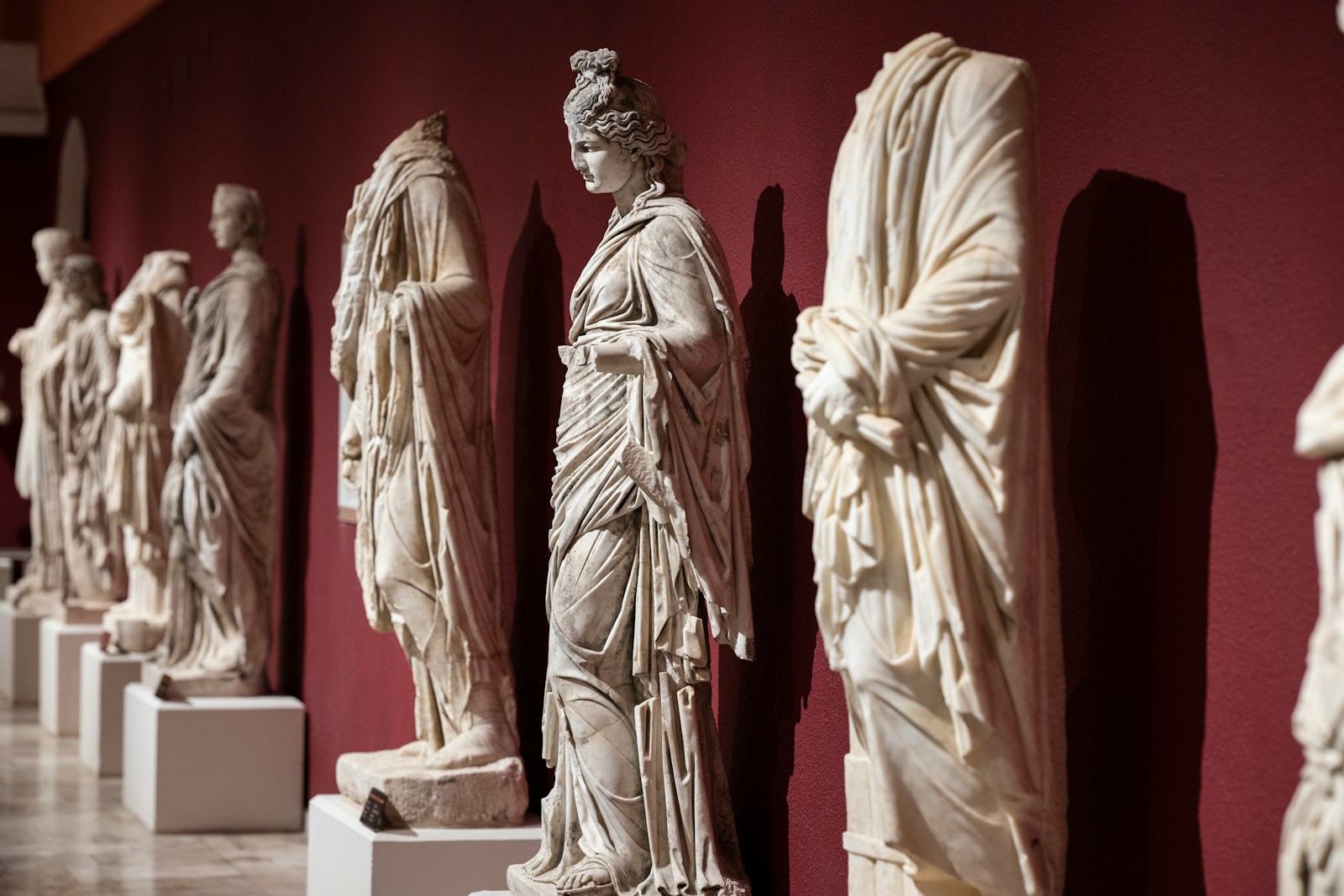 Statues of Olympian Gods from Ancient Greece
