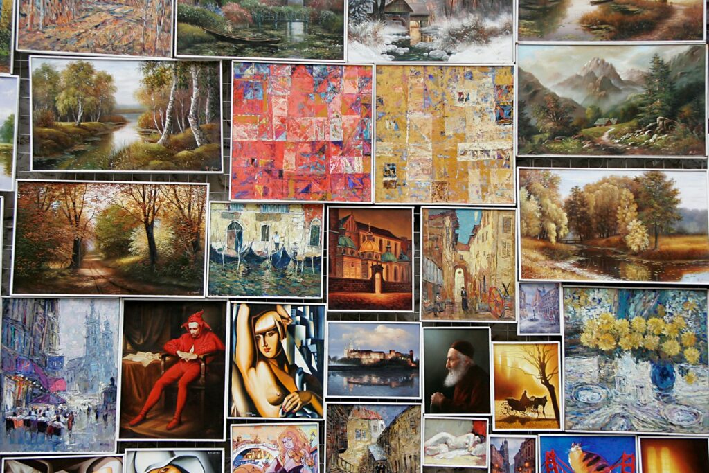 Collection of AI generated artwork