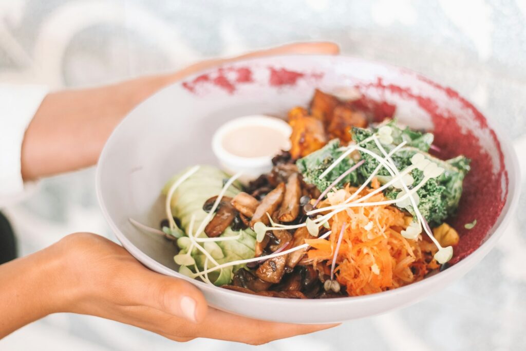 bowl of foods